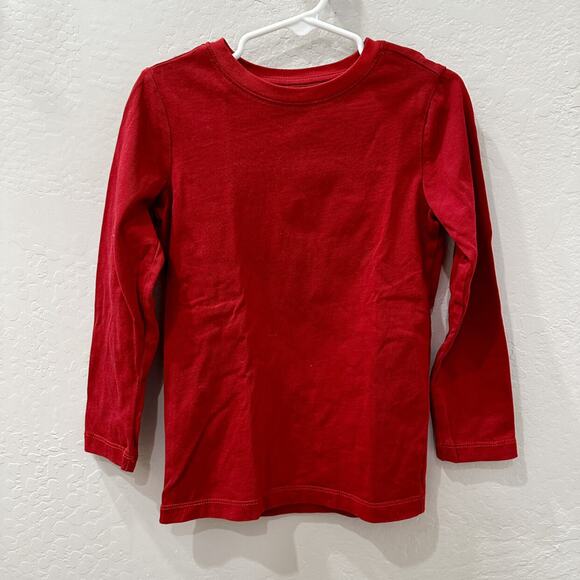 Primary Solid Red Long Sleeve Shirt - Picture 1 of 5